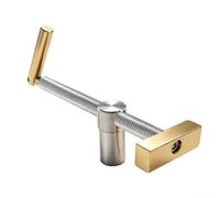 Pince réglable pour le travail du bois, butée d'établi en acier inoxydable avec poignée en laiton, étau de table 19/20 mm pour sculpter les menuiseries et la coupe des bords (19 mm)