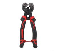Pince robuste à roulettes pour mosaïque de verre de 20,3 cm avec poignée souple pour couper le carrelage, la pierre, le marbre et le métal - Outils de construction (pince à double roue)