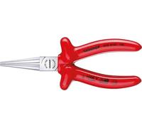 Pince ronde DIN ISO5745 VDE mâchoires longues surfaces de préhension dentées 160mm Chrome