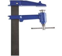 Pince serre-joint de 40 cm, en fonte, avec tête en résine époxy, antidérapante, de couleur bleue
