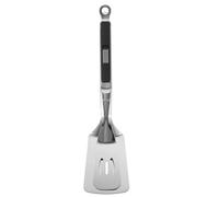 Pince Spatule Cuisine Deux-en-acier Inoxydable pour Plancha | Design Monobloc, Verrouillage Renforcé et Texture Antidérapante, Longue Poignée Ergonomique, pour Cuisson au Four