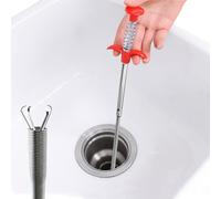 Pince Telescopique Flexible, 60cm Pince Deboucheur Canalisation Drain Snake, Pince de Ramassage Pince Attrape Tou, Pince de Préhension Pince Flexible Griffe pour Cuisine, Salle de Bain et égouts