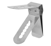 Pince Thermomètre Barbecue en Acier Inoxydable Argenté, Support la | Clip Robuste pour Sonde, Fixation Stable sur Tasse, Usage Cuisson et Pâtisserie, Accessoire Compact