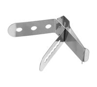 Pince Thermomètre en Acier Inoxydable 304 pour Cuisson | Fixation Multi-trous, Prise Ferme pour Tasse à Café, Usage la Cuisine Maison, Finition Argentée