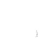 Pince Torino pour Lampe de Table/ Applique Murale Blanc