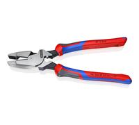 Pince universelle Linesman's 240mm avec tranchant et sertissage - Bi-matière KNIPEX - 0912240