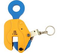 Pince verticale pour tôles - Pince de levage pour grue - Capacité de charge : 1 t - Plage de serrage : 0–20 mm - Pour le levage et le transport de tôles