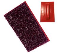Pinceau À Effets Strieurs, Outil de Finition Murale et Plafond à Effet Peau d'orange, Brosse Rectangle avec Manche Antidérapant pour Rénovation Murale Intérieure et Surfaces Sableuses