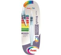 Pinceau à réservoir d’eau Pentel brosse plate Pointe 6mm Bleu Bleu G