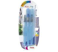 Pinceau à réservoir d'eau - PENTEL - Lot de 3 - Pointes fine, moyenne et large - Réservoir d'eau rechargeable