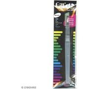 GRAPHIT Fill’It Pinceau à réservoir de 8ml pour encres acryliques ou à alcool, peintures liquides, eau pour aquareller, pointe médium