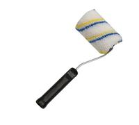 Pinceau à rouleau pour peinture - Outil à rouleau pour peinture murale, fibre synthétique résistante, taille standard, brosse pour finition lisse pour projets domestiques, rénovation, , etc