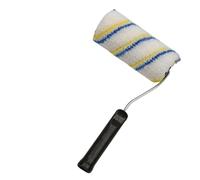 Pinceau à rouleau pour peinture - Outil à rouleau pour peinture murale, fibre synthétique résistante, taille standard, brosse pour finition lisse pour projets domestiques, rénovation, , etc