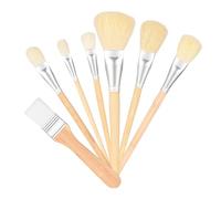 Pinceau à vadrouille Aquarelle, Pinceau Makemop pour Peinture Acrylique - Pinceaux de mélange de Peinture Acrylique | Ensemble de pinceaux à dorure d'artiste pour Les Feuilles de Flocons de feui