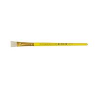 Pinceau brosse en soie de porc, plat, N.10