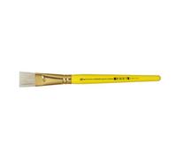 Pinceau brosse en soie de porc, plat, N.18
