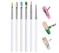 Pinceau de peinture à ongles, stylo à pointiller | Outil de peinture de vernis gel pour art à la maison, salon, débutants, professionnels pour manucure