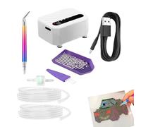 Pinceau de peinture électrique - Outil de peinture alimenté par batterie - Modes d'aspiration réglables - Outil de peinture rechargeable pour , hommes, femmes, adolescents