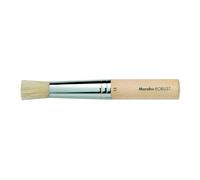 Pinceau en soie Marabu Robust, taille 14, pinceau en bois certifié FSC, pinceau à piquer pour les peintures textiles, acryliques et à l'huile, 01510000014