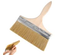 Pinceau Large Plat de 20,5 cm Spalter, Pinceau Vernis Bois | Pinceau Lasure Bois Exterieur en Soie pour Vitrifier ou Vernir, pour Grandes Surfaces (Huile, Vernis, Acrylique)