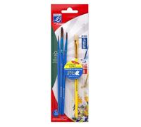 Lot de 3 pinceaux Pony + 1 brosse
