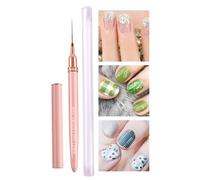 Pinceau Liner - Ensemble de stylos au design élégant, tige en métal, pointe en nylon, prise en main confortable | Parfait pour la décoration de vernis gel, la peinture détaillée, la manucure