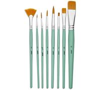 Pinceau Pebeo - Assortiment de 8 pinceaux en Polyamide doré