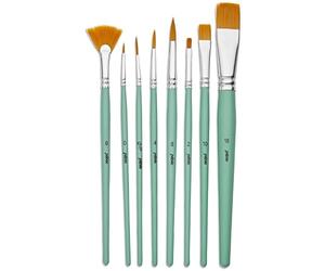 Pinceau Pebeo - Assortiment de 8 pinceaux en Polyamide doré