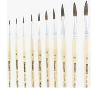 COLLES Pinceau Cleopatre N║18 Petit Gris Melange Bois Fsc Vernis Protecteur