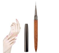 Pinceau,Pinceaux à Ongles Pour | Pinceaux de peinture pour la conception des ongles | Brosse à ongles en bois de santal pour détails fins, dessin fin, lignes longues, conception d'ongles, bricolage e