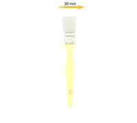 Pinceau Plat en Nylon 30 mm Manche en Bois