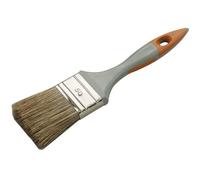 Pinceau plat pour lasure SAVY - manche bi-matière Soft - 50 mm