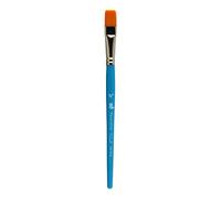 Pinceau Princeton Synthétique Blue 3/4 de pouce - Pinceau à Peindre Wash Plat