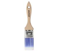 Pinceau Professionnel Plus Large 40 mm Poils synthétiques PBT, Manche en Bois de hêtre Ergonomique, Pinceau Peintre, Pinceau Peinture