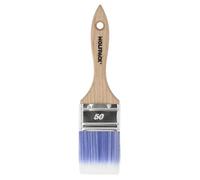 Pinceau Professionnel Plus Large 50 mm Poils synthétiques PBT, Manche en Bois de hêtre Ergonomique, Pinceau Peintre, Pinceau Peinture