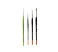 Pinceau Raphael Series 8404,kolinsky Rouge Sable Pinceau,Set 3 pcs,Taille 2/0, 1, 2 (Raphael France) et Da Vinci Série 373