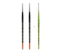 Pinceau Raphael Series 8404,kolinsky Rouge Sable Pinceau,Taille 0 Set 2pcs ET 1 Pinceau