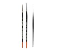 Pinceau Raphael Series 8404, kolinsky Rouge, Taille 3/0, 0. et 1 Pinceau