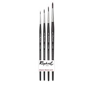 Pinceau Raphael SOFTAQUA.SÉRIE 845 Vegans. N°2 .4. 6. 8. Set 4PCS (Raphael France)