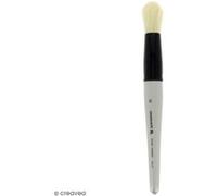 Pinceau Rigide Rond Graduate XL - Soie beaux blanc - n° 50 Blanc G