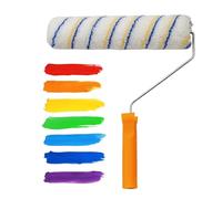 Pinceau rouleau de peinture - Accessoire de rénovation de projets de maison | Tête de peinture en microfibre douce | Outil de décoration murale de 10 à 25,4 cm | Housse de nettoyage pour sols en bois