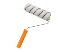 Pinceau rouleau de peinture - Ensemble de tailles en coton, polyester, acrylique | Kit d'outils de peinture et de rénovation de maison | Rouleau de peinture en microfibre douce pour murs, plafonds
