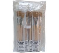 Savy 1722008 Lot de 2 Pinceaux raccord pure soie sous pochette n°8/12