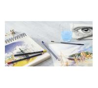 Pinceau - set de pinceaux Faber-castell - 281802 - Creative Studio Pinceau Rond Bleu Taille 2