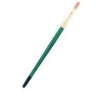 Pinceau Synthétique Plat N°8 - Manche Vert - Lot De 10 Pinceaux