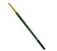 Pinceau Synthétique Rond N°12 - Manche Vert - Lot De 10 Pinceaux