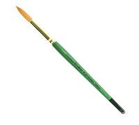 Pinceau Synthétique Rond N°20 - Manche Vert - Lot De 5 Pinceaux