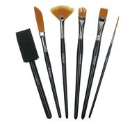 Derwent Set Techniques Brush 6 Units Noir Enfants