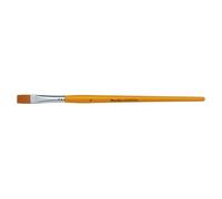 Pinceau universel Marabu, taille 14, pinceau en poils synthétiques en bois certifié FSC, pinceau plat pour l'aquarelle, la peinture sur soie et le vitrail, 01830000014