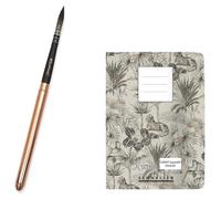 Pinceaux aquarelle Softaqua, numéro 0/3, avec bloc d'aquarelle A6, 200g